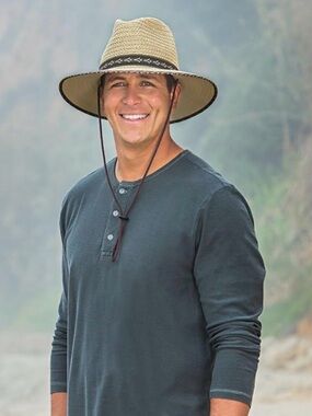 Wallaroo Tan Straw Hat for Men or Women
